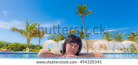 Similar – Image, Stock Photo in the hammock Lifestyle