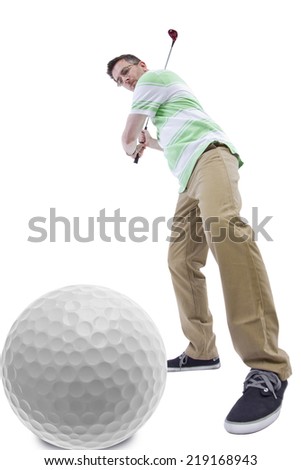 Similar – Image, Stock Photo tee Golf Sports Wood Iron