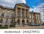 Middlesex County Superior Court House at 360 Gorham Street in historic city center of Lowell, Massachusetts MA, USA. 