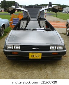 Middlesex, VIRGINIA - SEPTEMBER 26, 2015: An Exotic Delorean Motor Company Car At The Wings Wheels & Keels 19th Annual Event Held Each September In Middlesex VA 