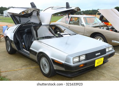 Middlesex, VIRGINIA - SEPTEMBER 26, 2015: An Exotic Delorean Motor Company Car At The Wings Wheels & Keels 19th Annual Event Held Each September In Middlesex VA 