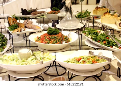 A Mideastern Food In A Hotel In Amman, Jordan. 