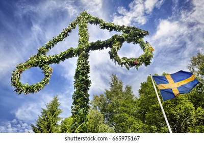 Midsummer Celebrations In  Stockholm, Sweden