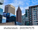 Midtown Atlanta Cityscape And Blue Sky