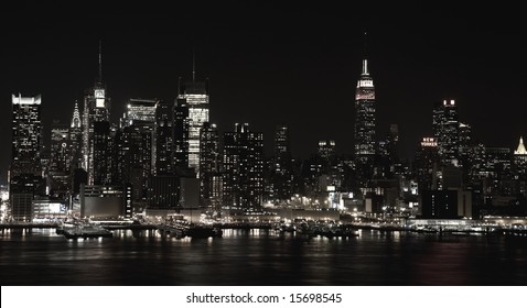 Midtown Manhattan At Night