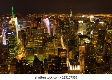 Midtown Manhattan At Night, New York City