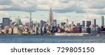 Midtown Manhattan Panorama as seen from Jersey City, USA