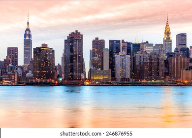 Midtown Manhattan Skyline, New York City. USA.