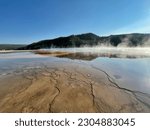 Midway Geyser Basin in Yellowstone National Park