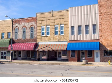 Midwest Retail Building Storefronts Small Town Main Street Business