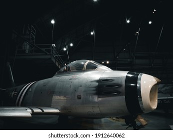 MIG Fighter Jet In A Hanger