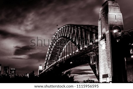 Similar – Lovely Harbour Bridge