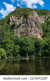 Mighty Rock Formation On The Nahe Near Bad Munster Am Stein - Germany