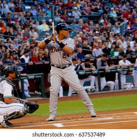 Miguel Cabrera 1st Baseman For The Detroit Tigers At Chase Field In Phoenix AZ USA June 9,2017.