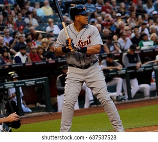 Miguel Cabrera 1st Baseman For The Detroit Tigers At Chase Field In Phoenix AZ USA June 9,2017.