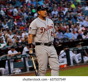 Miguel Cabrera 1st Baseman For The Detroit Tigers At Chase Field In Phoenix AZ USA June 9,2017.