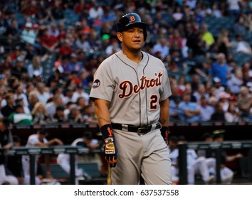 Miguel Cabrera 1st Baseman For The Detroit Tigers At Chase Field In Phoenix AZ USA June 9,2017. 