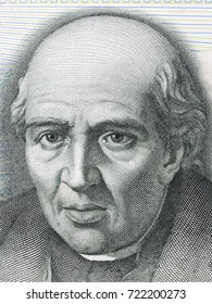 Miguel Hidalgo Y Costilla Portrait From Mexican Pesos 