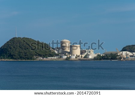 Mihama Nuclear Power Station in Fukui, Japan (Sea of Japan).