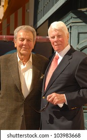 Mike Connors And Peter Graves At The Hollywood Walk Of Fame Induction Ceremony For Peter Graves, Hollywood, CA. 10-30-09