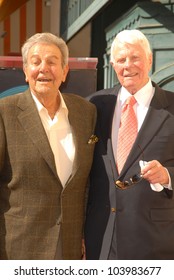 Mike Connors And Peter Graves At The Hollywood Walk Of Fame Induction Ceremony For Peter Graves, Hollywood, CA. 10-30-09