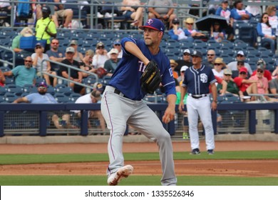 Mike Minor  Pitcher For The Texas Rangers At Peoria Sports Complex In Peoria,AZ/USA March 7,2019.