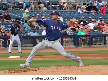 Mike Minor  Pitcher For The Texas Rangers At Peoria Sports Complex In Peoria,AZ/USA March 7,2019.