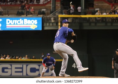 Mike Minor Pitcher For The Texas Rangers  At Chase Field In Phoenix, Arizona/USA April 9,2019.