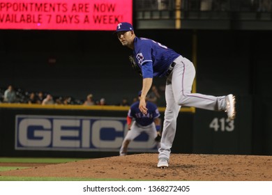 Mike Minor Pitcher For The Texas Rangers  At Chase Field In Phoenix, Arizona/USA April 9,2019.