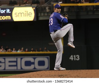 Mike Minor Pitcher For The Texas Rangers  At Chase Field In Phoenix, Arizona/USA April 9,2019.