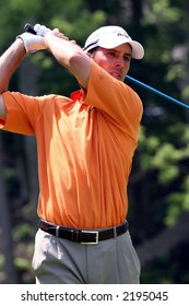 Mike Weir At The 2006 Memorial Tournament Tees Off # 18