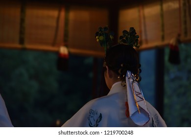 Miko (japanese Shinto Shrine Maiden)