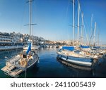 Mikrolimano is the most picturesque harbor of Piraeus, Greece