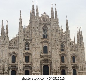 Milan Cathedral located in Milan, Italy.