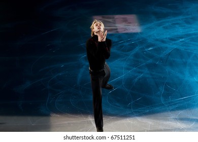 MILAN - DEC 18: Evgeni Plushenko During The Ice Christmas Gala In The Forum Arena, On December, 2010, In Milan.