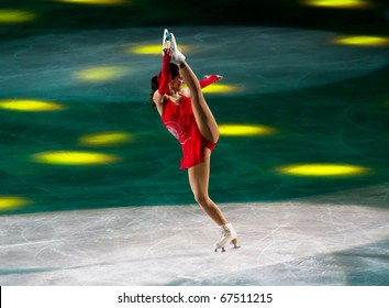 MILAN - DEC 18: Valentina Marchei During The Ice Christmas Gala In The Forum Arena, On December, 2010, In Milan.