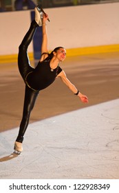 MILAN -DEC 22:  Valentina Marchei Performs During Skating Show At Agora Arena On Dec 22, 2012 In Milan, Italy