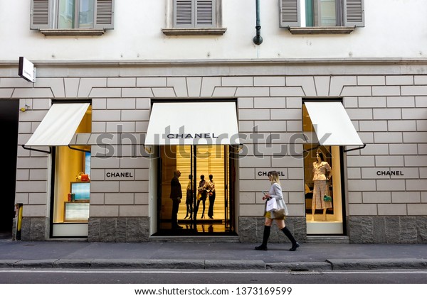 Milan Italy Chanel Store St Stock Photo Edit Now