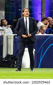 Milan, Italy. 07 September 2022. UEFA Champions League 2022-23. Inter VS Bayern Munchen 0-2. Simone Inzaghi, Coach Inter.