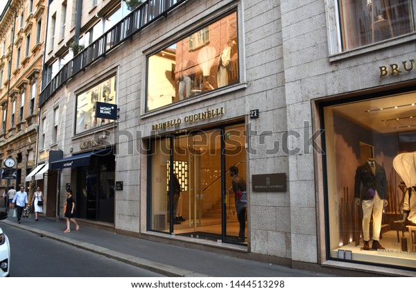 Milan Italy 07062019 Brunello Cucinelli Storefront Stock Photo (Edit ...