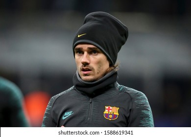 Milan, Italy. 10 December 2019. UEFA Champions League. Inter Vs Barcelona 1-2. Antoine Griezmann, Barcelona.