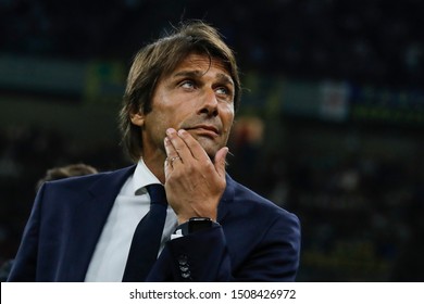 Milan, Italy. 14 September 2019. Campionato Italiano Di SerieA, Inter Vs Udinese 1-0. Antonio Conte, Coach Inter.