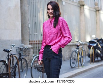 Milan Italy 22 February 2019italian Actress Stock Photo 1378140236