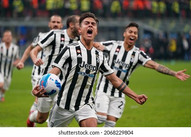 Milan, Italy, 24 October 2021: Paulo Dybala, Italian showgirl during the Italian Serie A football match between Inter and Juventus