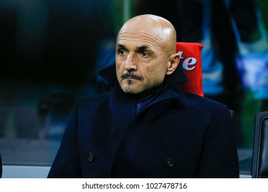 Milan, Italy. 30 December 2017. Campionato Italiano Di SerieA, Inter Vs Lazio 0-0. Luciano Spalletti, Coach Inter.