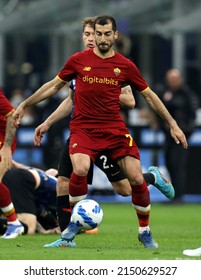 MILAN, ITALY - APRIL23, 2022: 
Henrikh Mkhitaryan In Action During The Serie A 2021-2022 INTER V ROMA At San Siro Stadium. 