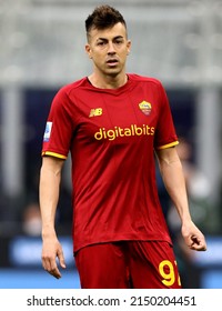 MILAN, ITALY - APRIL23, 2022: 
Stephan El Shaarawy Looks On During The Serie A 2021-2022 INTER V ROMA At San Siro Stadium. 