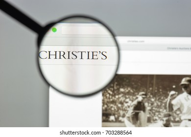 Milan, Italy - August 10, 2017: Christies.com Website Homepage. It Is A British Auction House. Christies Logo Visible.