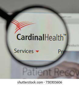 Milan, Italy - August 10, 2017: Cardinal Health Logo On The Website Homepage.