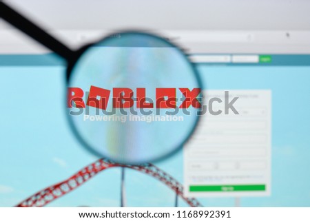 Milan Italy August 20 2018 Roblox Stock Photo Edit Now 1168992391 - milan italy august 20 2018 roblox website homepage roblox logo visible